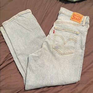 Levi’s Ribcage Straight Ankle Button Fly Jeans size 31